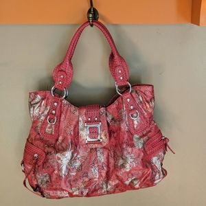 Red butterfly purse
